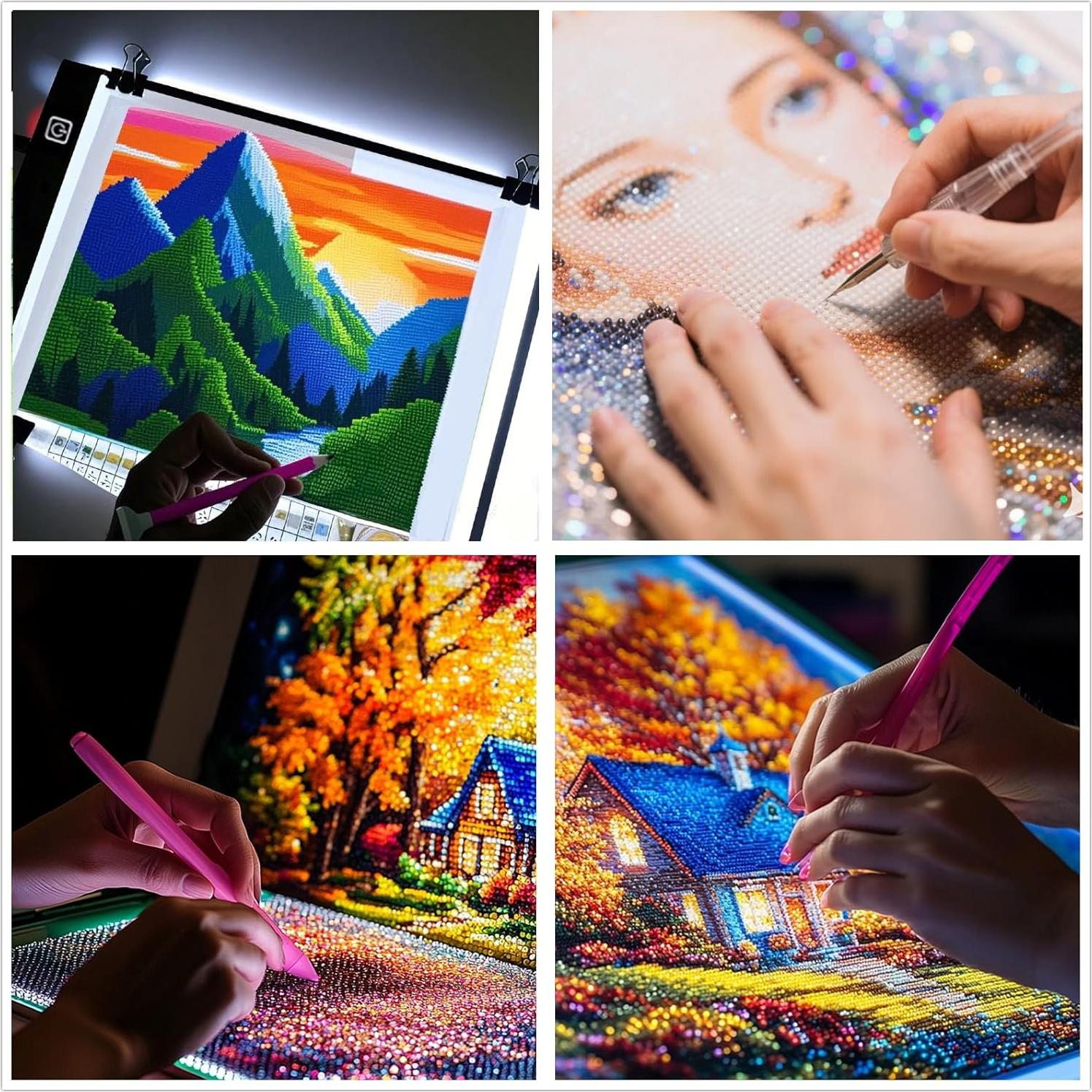 Pad de Luz LED A3 YUZAMOOR - Brillo Ajustable para Dibujo