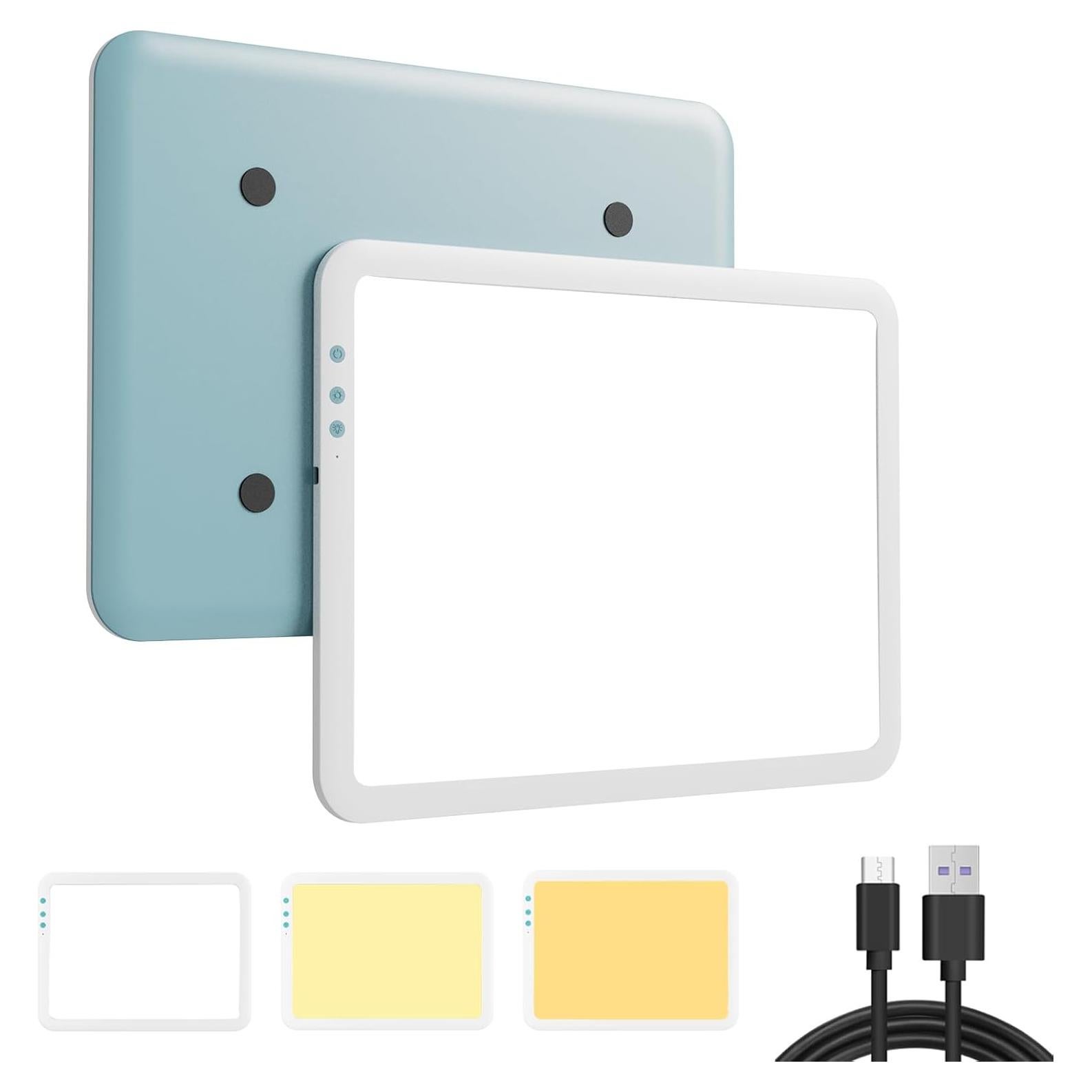 Tableta de Luz Recargable A4 HIUKCOLED con Brillo Ajustable