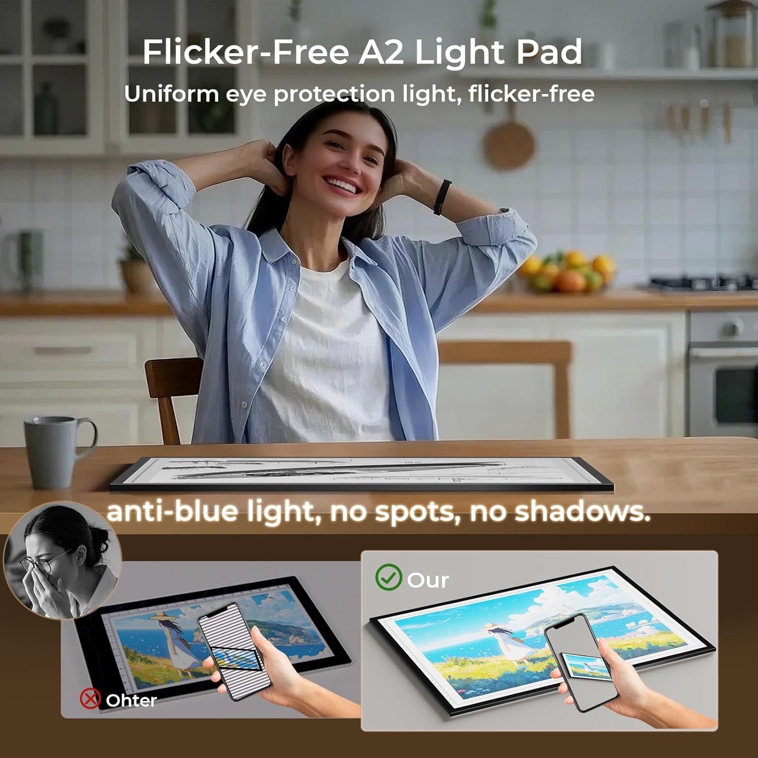 Mesa de Luz A2 DONPODER 10000 Lux 3 Colores 10 Niveles