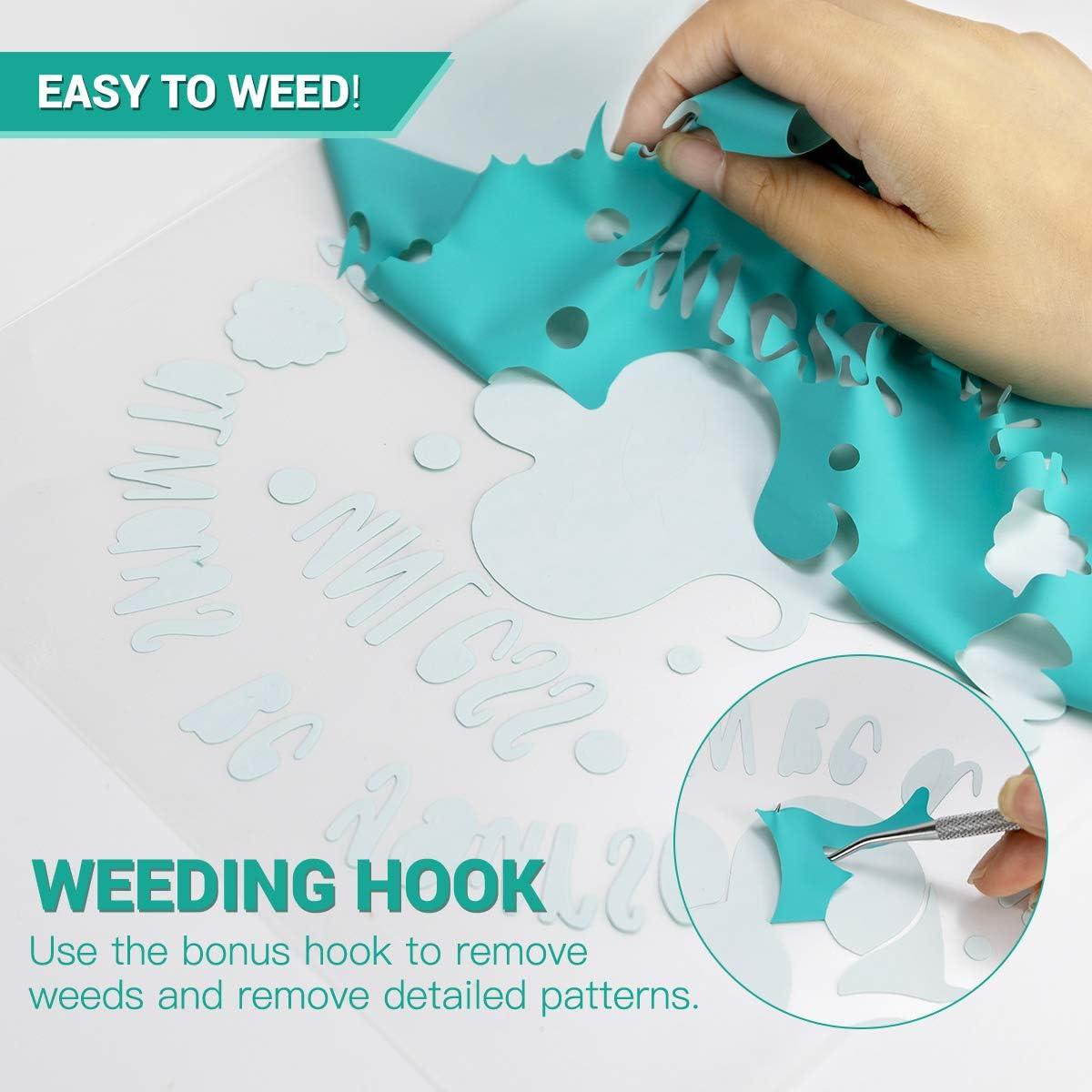 Paquete de 24 Vinilos de Transferencia de Calor HTVRONT 30x30 cm