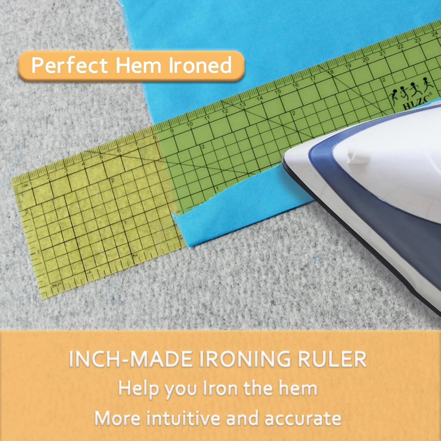 Regla de Calor HLZC para Acolchado 43.2 cm, Herramienta de Plancha