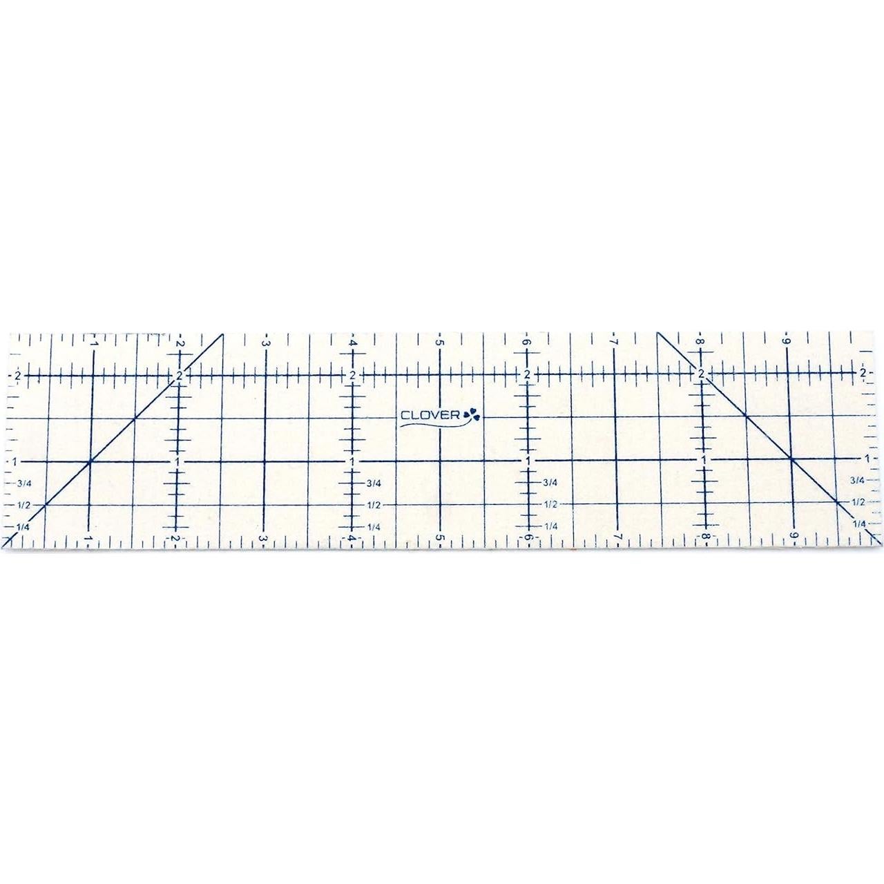 Regla Caliente Clover 7811 para Planchar y Medir 6.35x25.4 cm