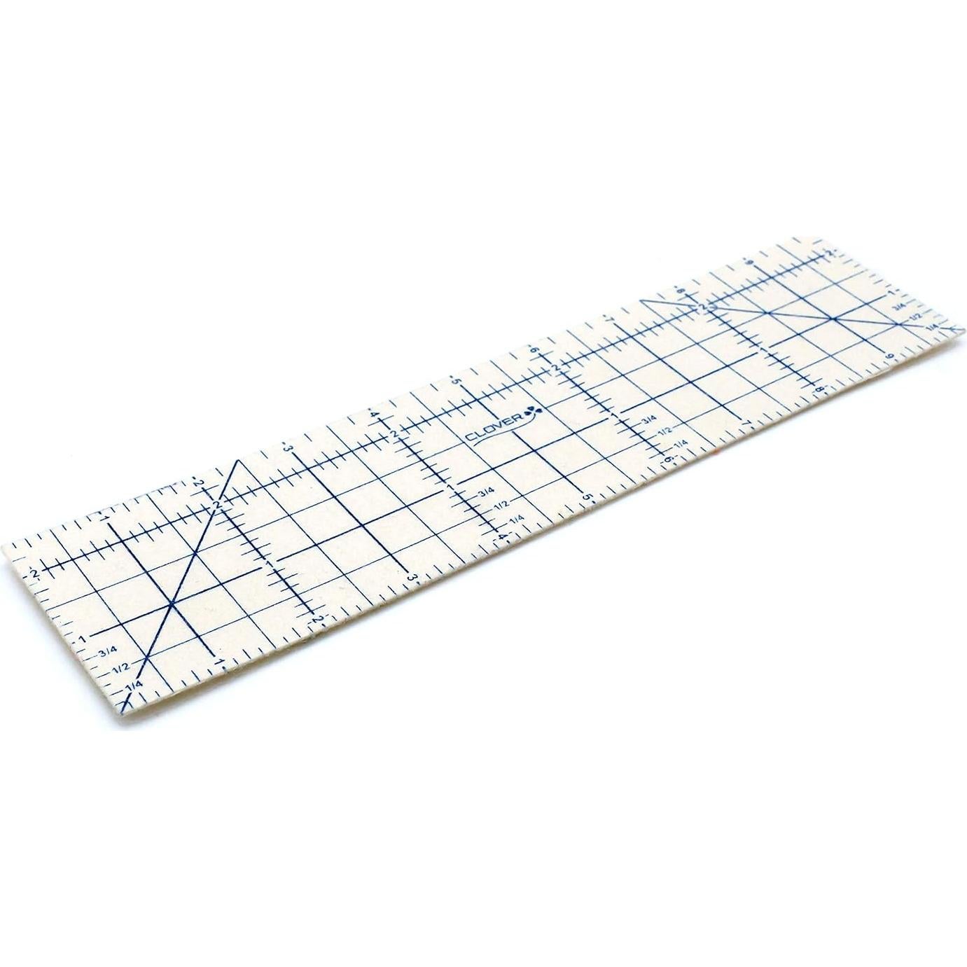 Regla Caliente Clover 7811 para Planchar y Medir 6.35x25.4 cm