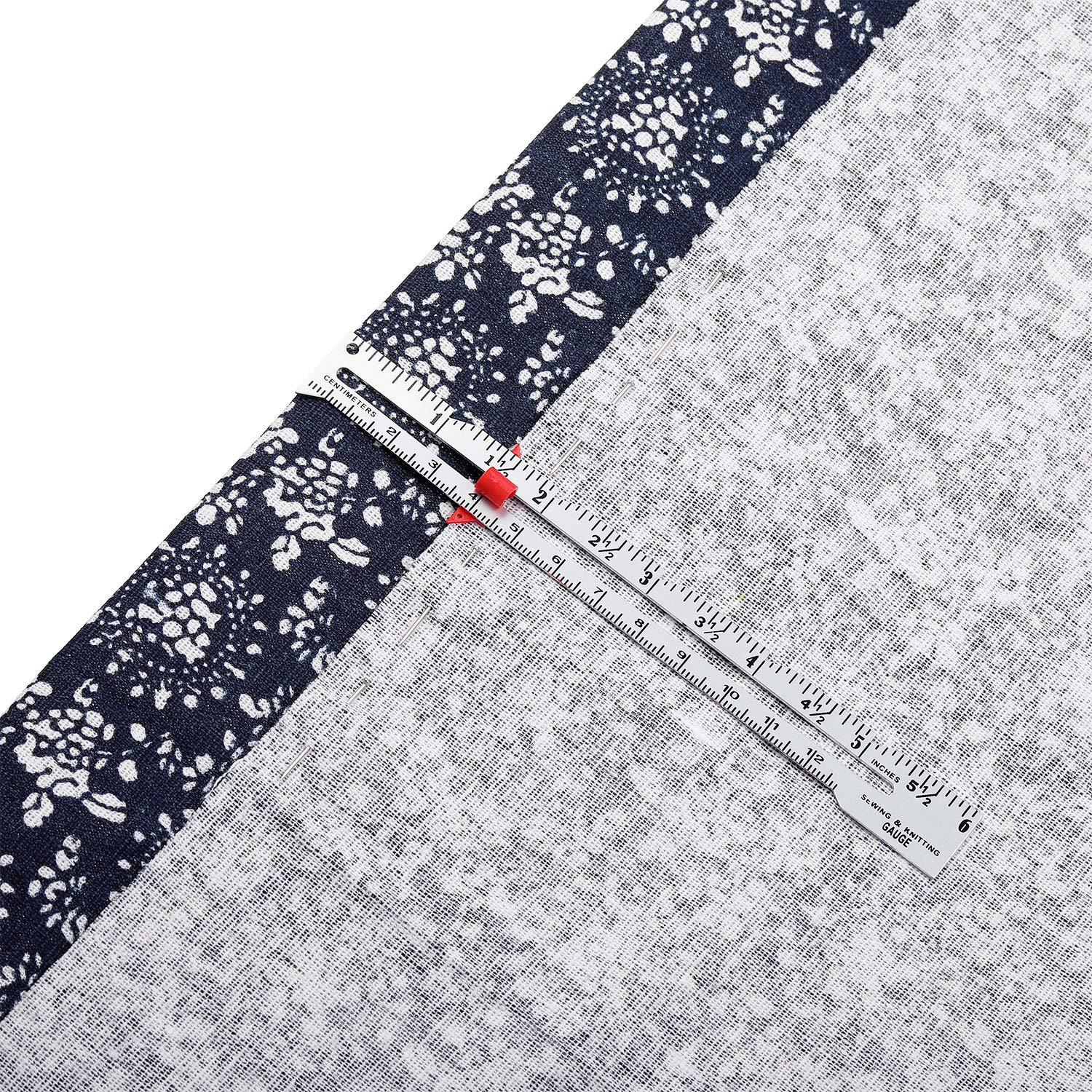 Juego de 3 Medidores de Costura de Metal Frienda 15 y 18 cm