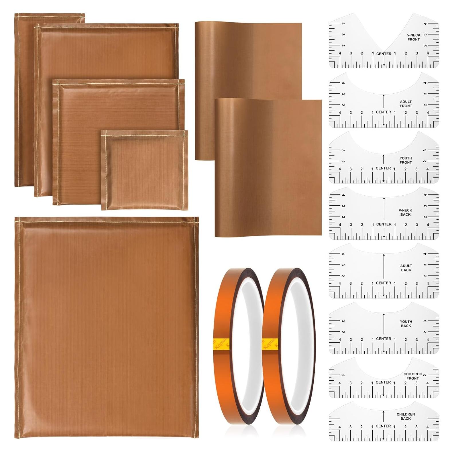 Kit de Prensa Térmica 17 Piezas Tatuo 16x20" para DIY