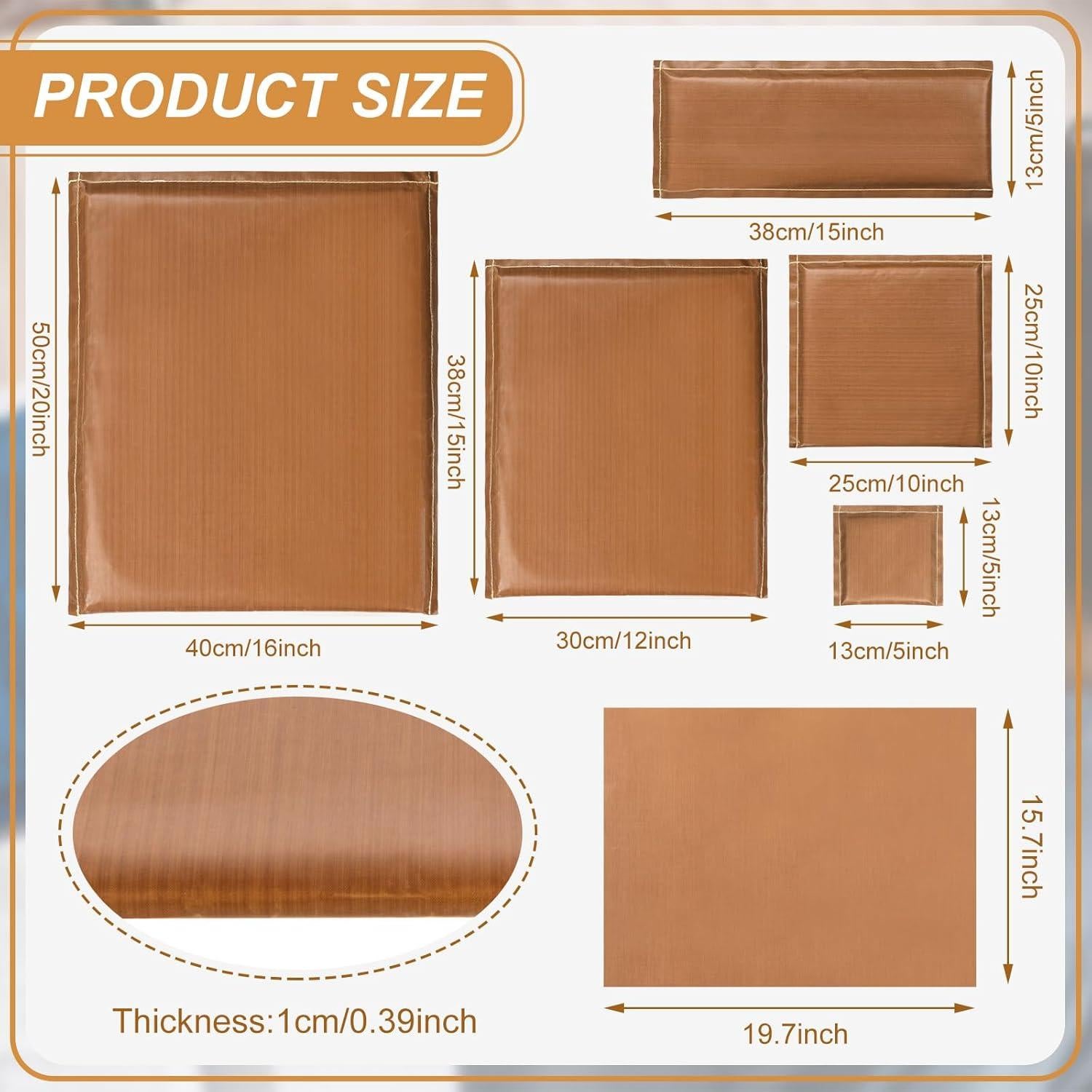 Kit de Prensa Térmica 17 Piezas Tatuo 16x20" para DIY