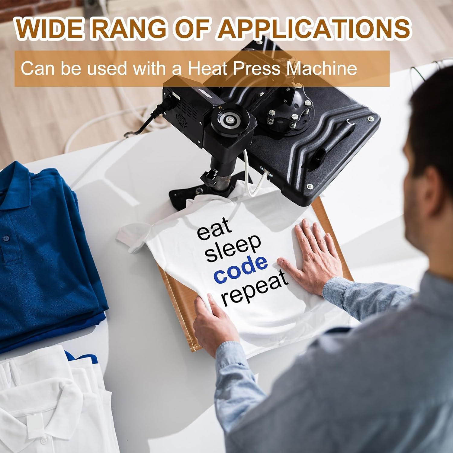 Kit de Prensa Térmica 17 Piezas Tatuo 16x20" para DIY