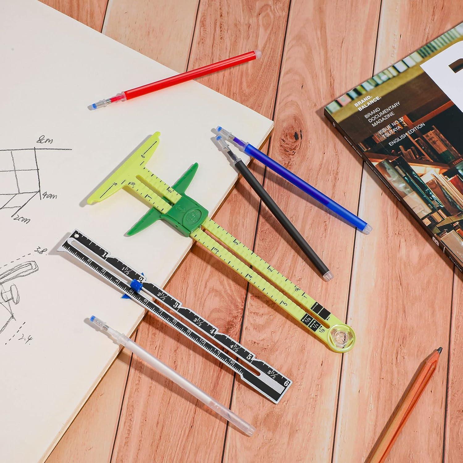 Juego de Herramientas de Costura TOODOO 6 Piezas con Reglas