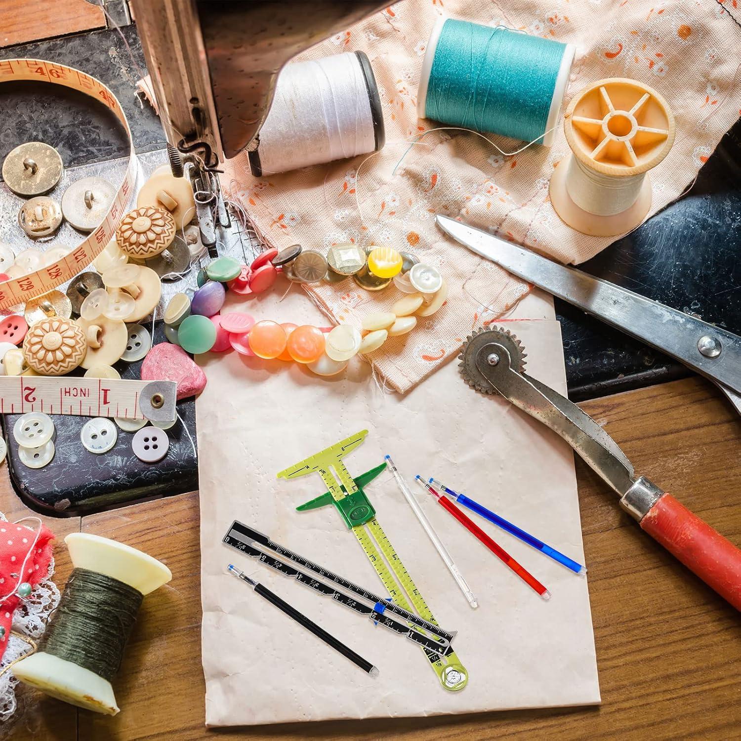 Juego de Herramientas de Costura TOODOO 6 Piezas con Reglas