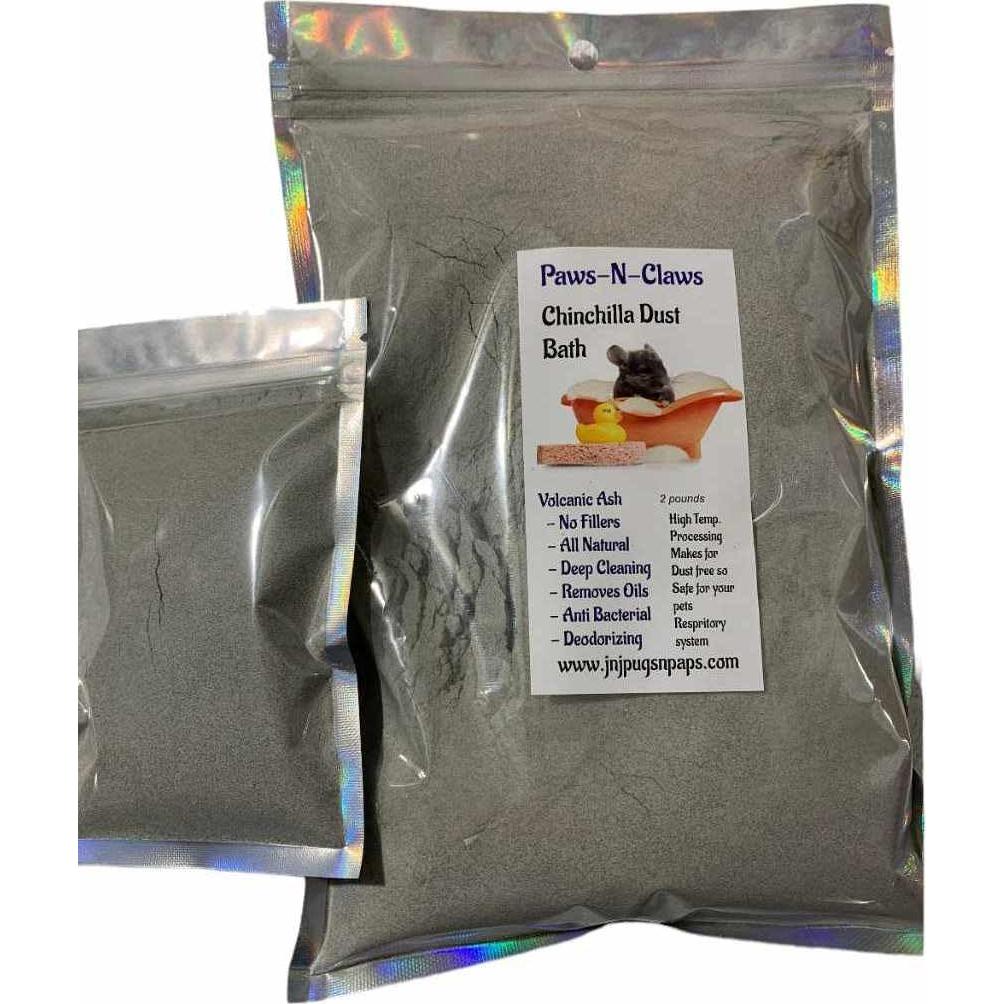 Polvo de Baño para Chinchillas Natural 2x113g Ceniza Volcánica