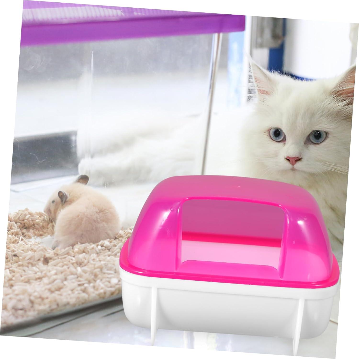 Baño de Arena para Hámster y Chinchilla YARNOW 12.5x9x9cm