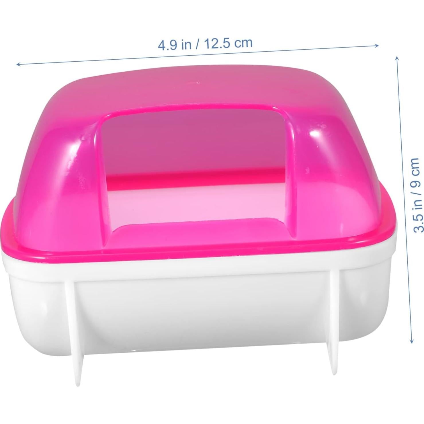 Baño de Arena para Hámster y Chinchilla YARNOW 12.5x9x9cm