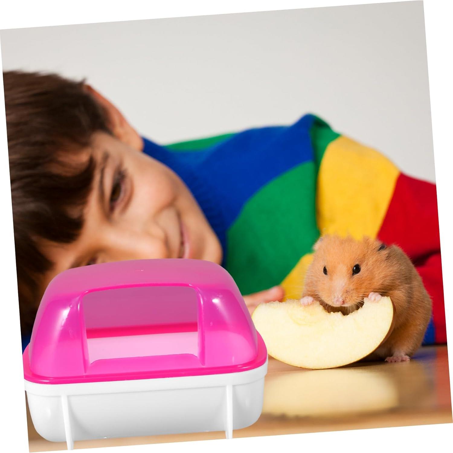 Baño de Arena para Hámster y Chinchilla YARNOW 12.5x9x9cm