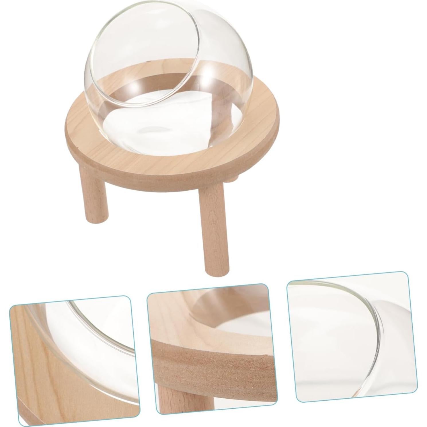 Bañera de vidrio para hámsters y mascotas pequeñas Toddmomy