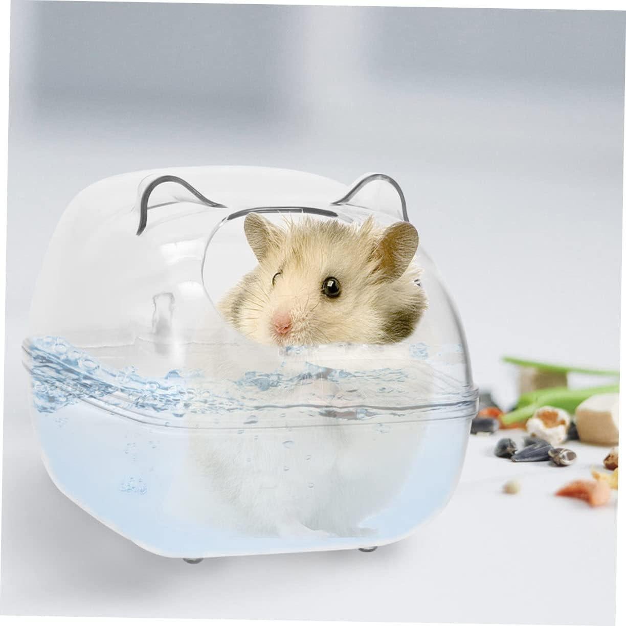 Inodoro para Hámster Toddmomy 14x9x10.5cm Transparente