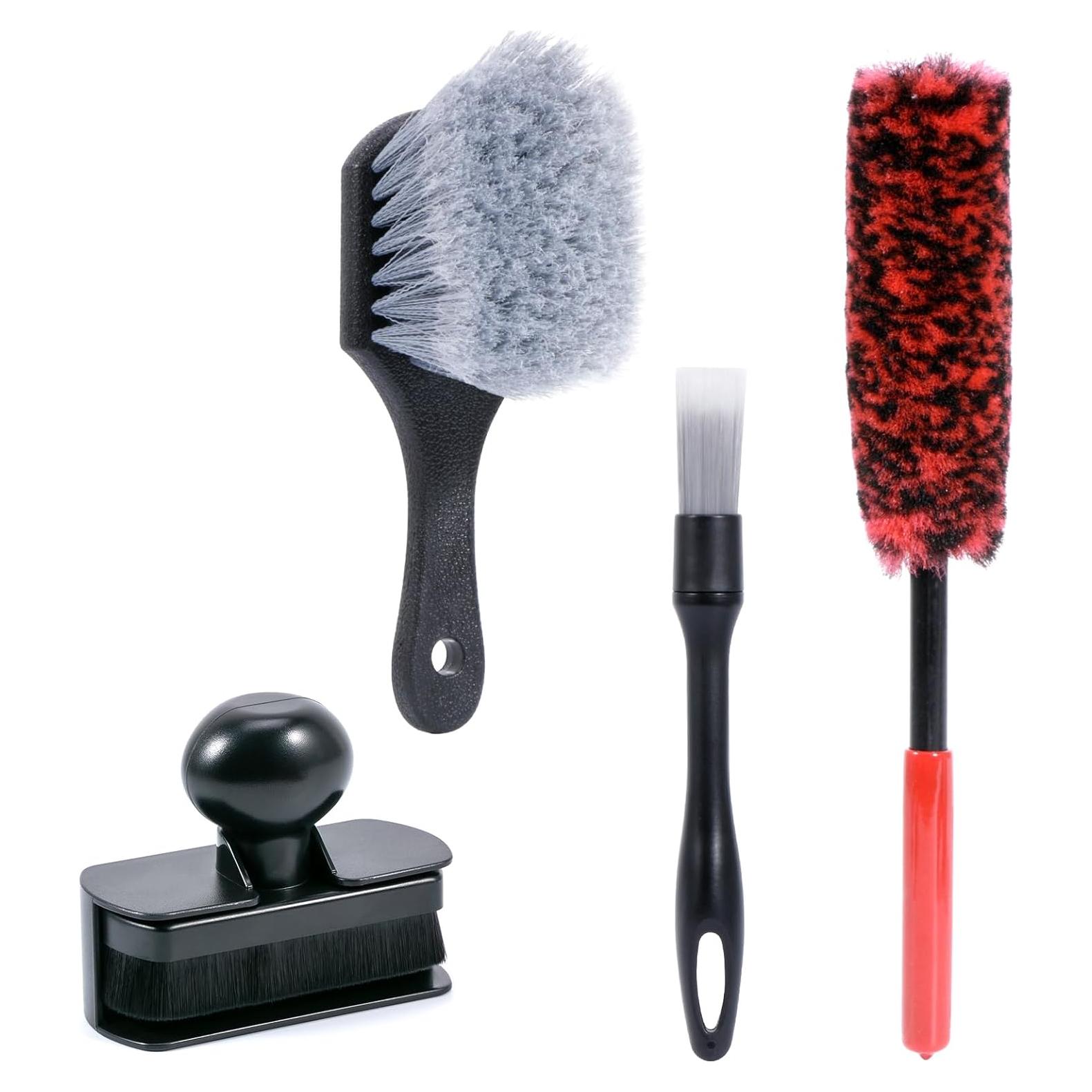 Kit Cepillo Aplicador Brillo Neumáticos UNIMEIX Grande 9.14cm