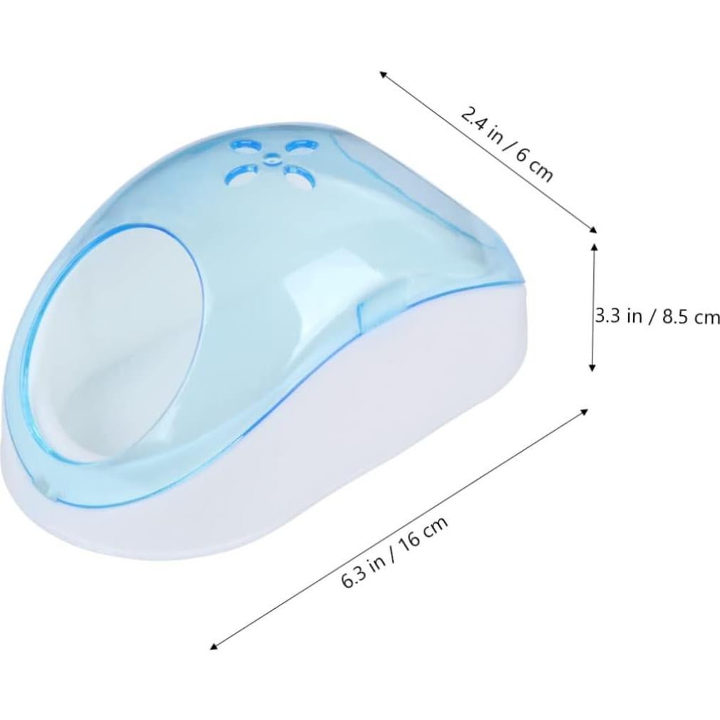 Baño de Arena para Hámster y Chinchilla HEMOTON con Cucharón