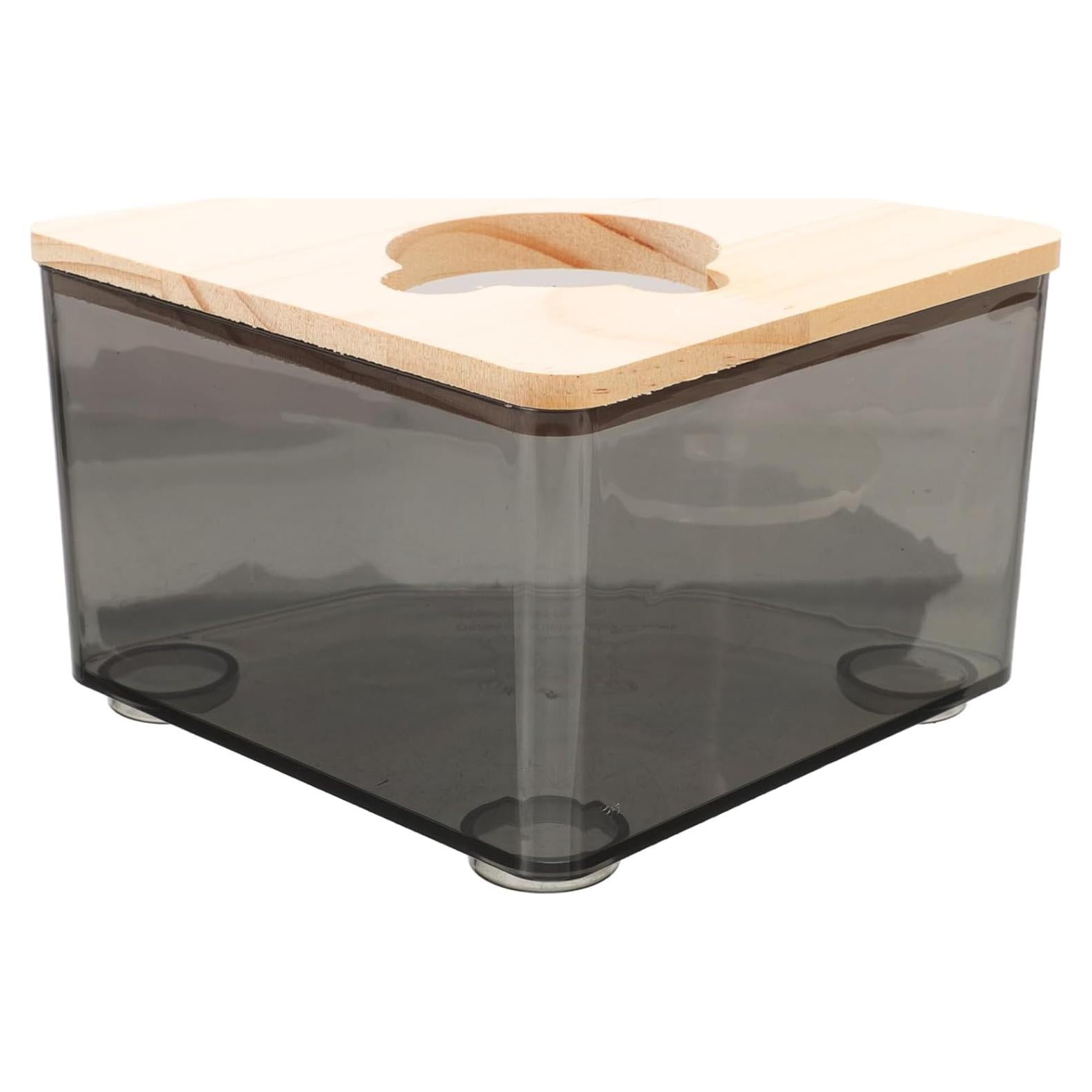 Baño de Arena para Hámster Abaodam 15x15 cm Acrílico Multiusos