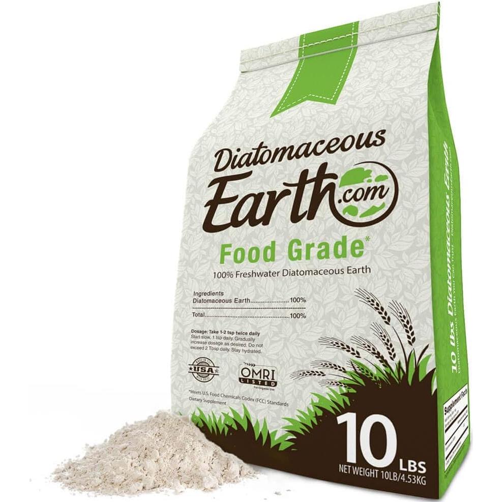 Tierra de Diatomeas 4.54 kg Grado Alimenticio - 100% Orgánico