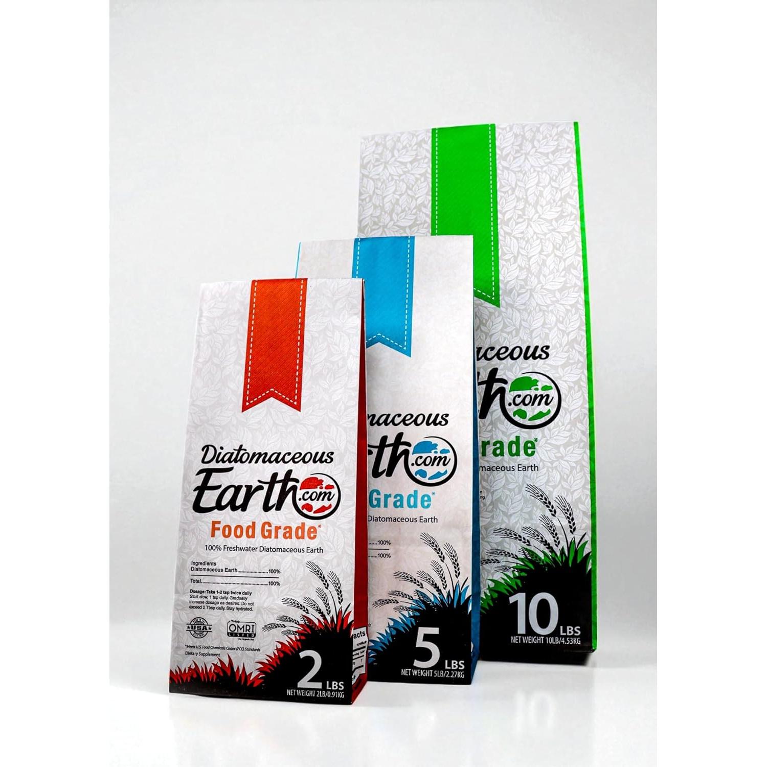 Tierra de Diatomeas 4.54 kg Grado Alimenticio - 100% Orgánico