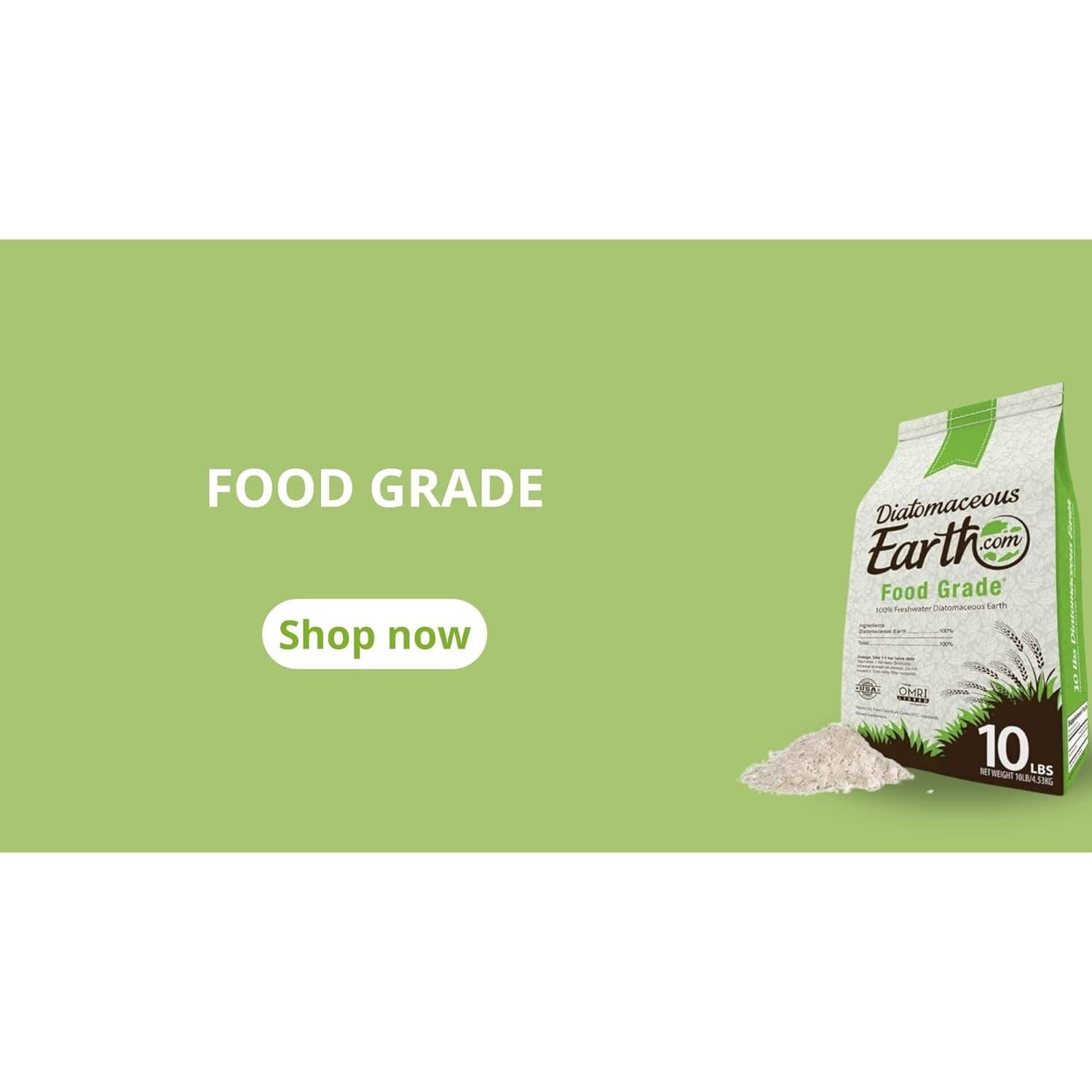 Tierra de Diatomeas 4.54 kg Grado Alimenticio - 100% Orgánico