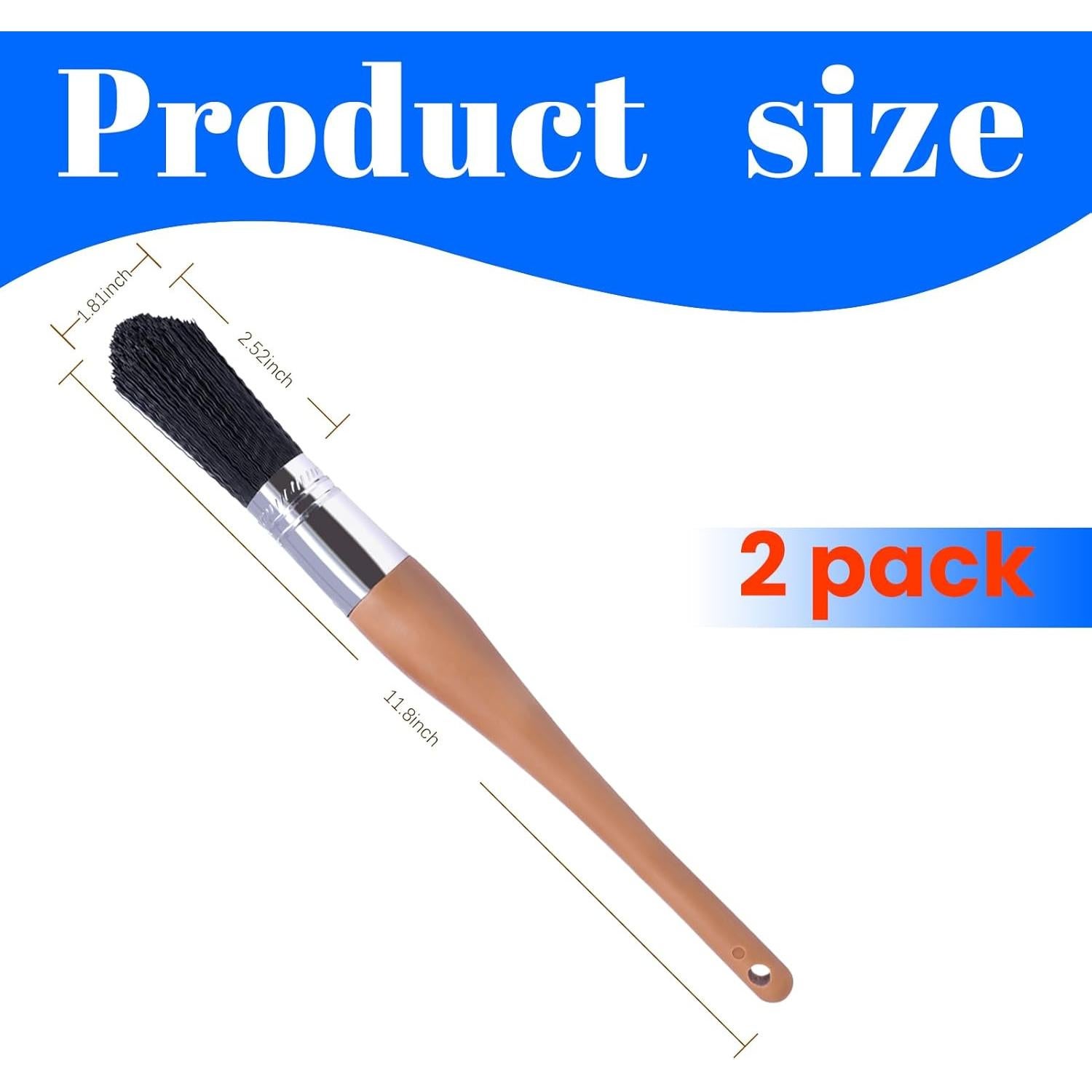 Cepillo de Limpieza de Piezas Wesquer 2pcs para Auto y Metal