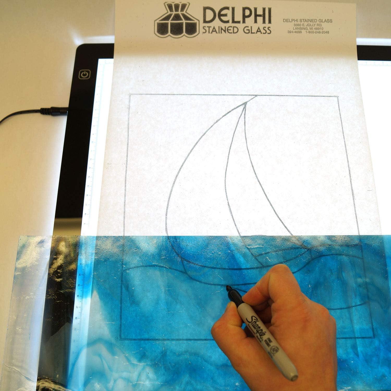 Pad de Luz LED Studio Pro Delphi Glass 60x40 cm para Manualidades