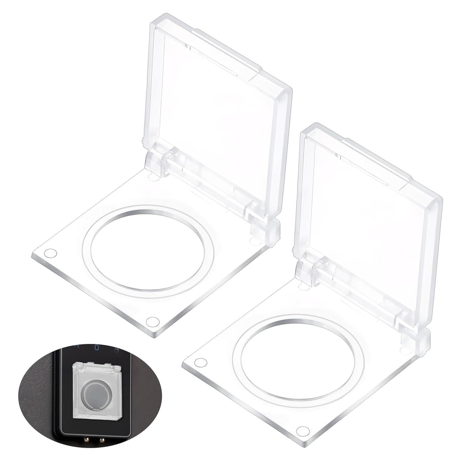 Cubiertas de Interruptor de Luz Qianyu 2 Pcs Acrílico Transparente