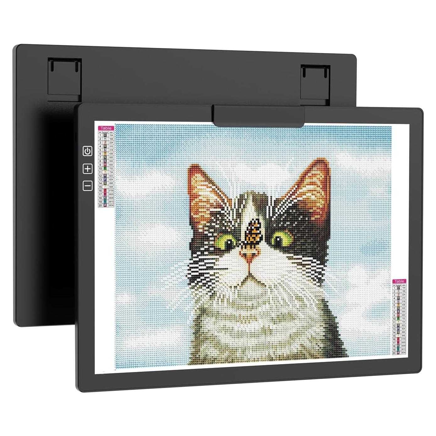 Tableta de Luz A4 HIUKCOLED Recargable con Brillo Ajustable