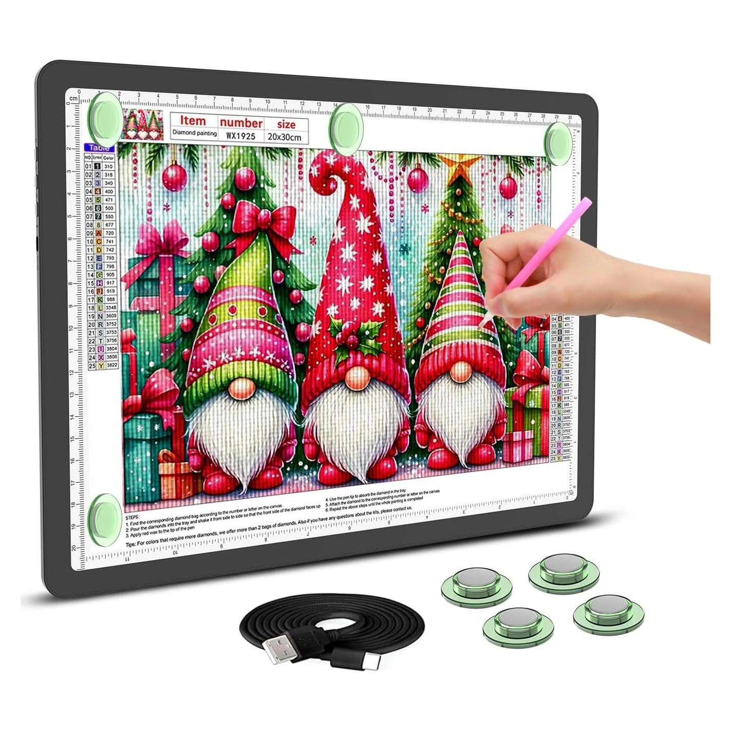 Tabla de Luz A4 KEIWRLIGHT LED 9000 Lux Recargable