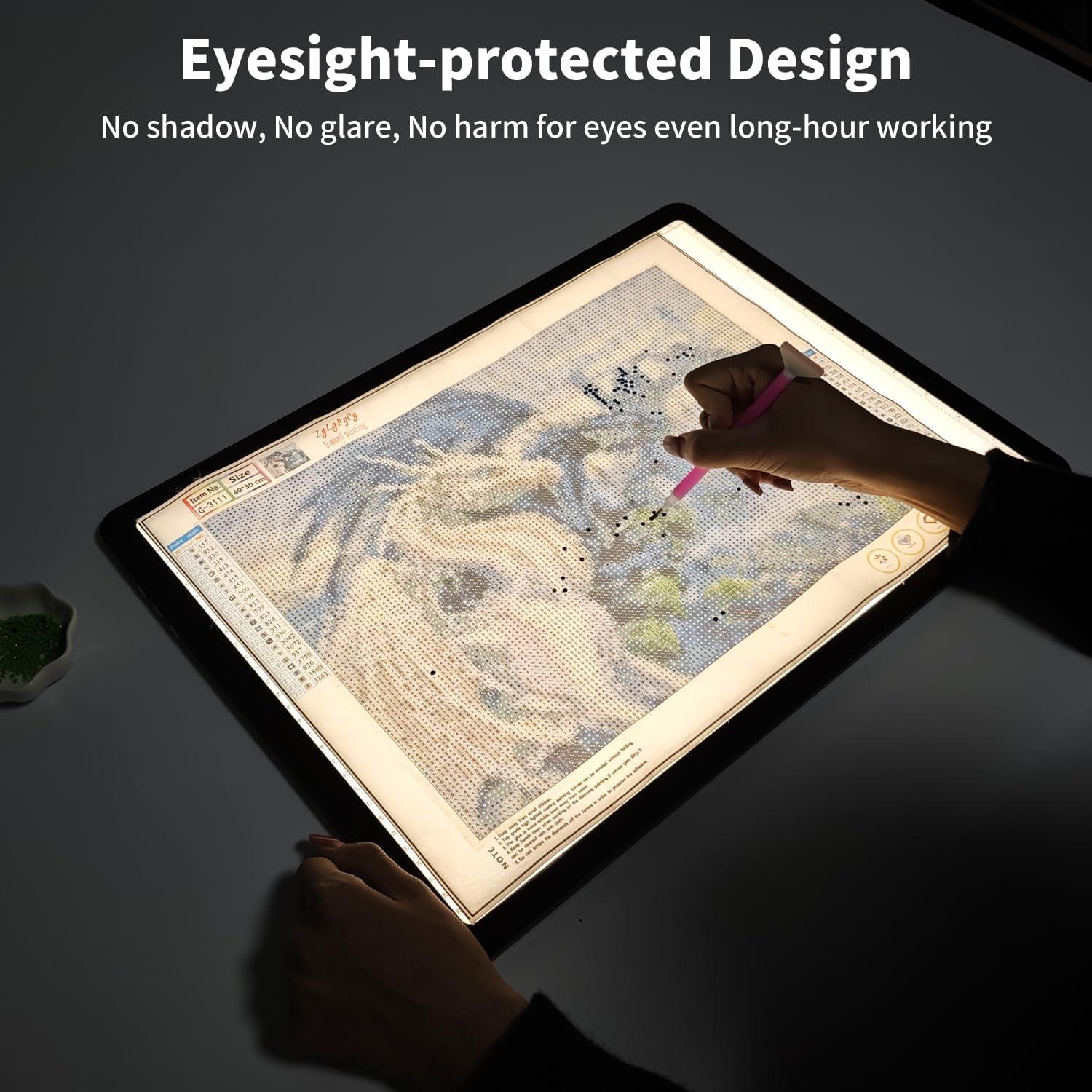 Tabla de Luz A4 KEIWRLIGHT LED 9000 Lux Recargable