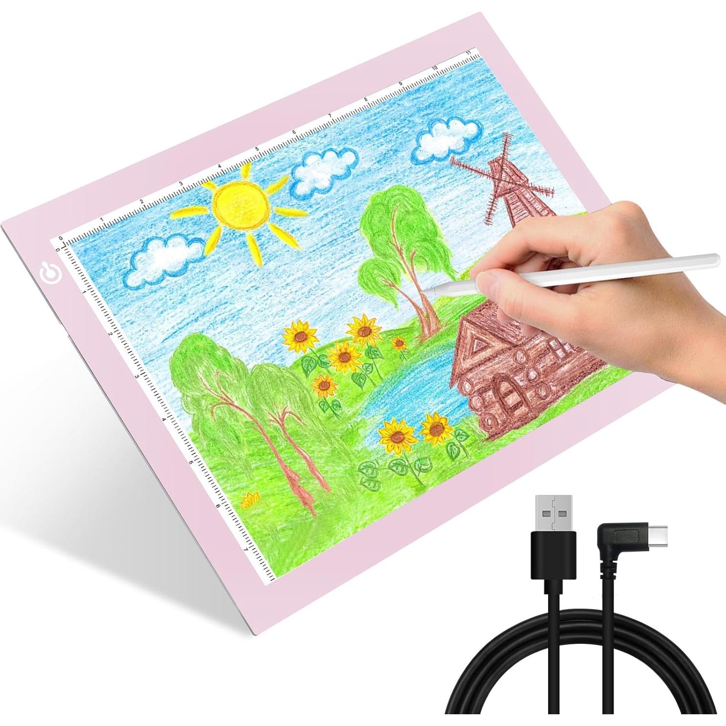 Tablero de Luz KIVOTAC GGE12 A4 USB Ajustable 9x12"