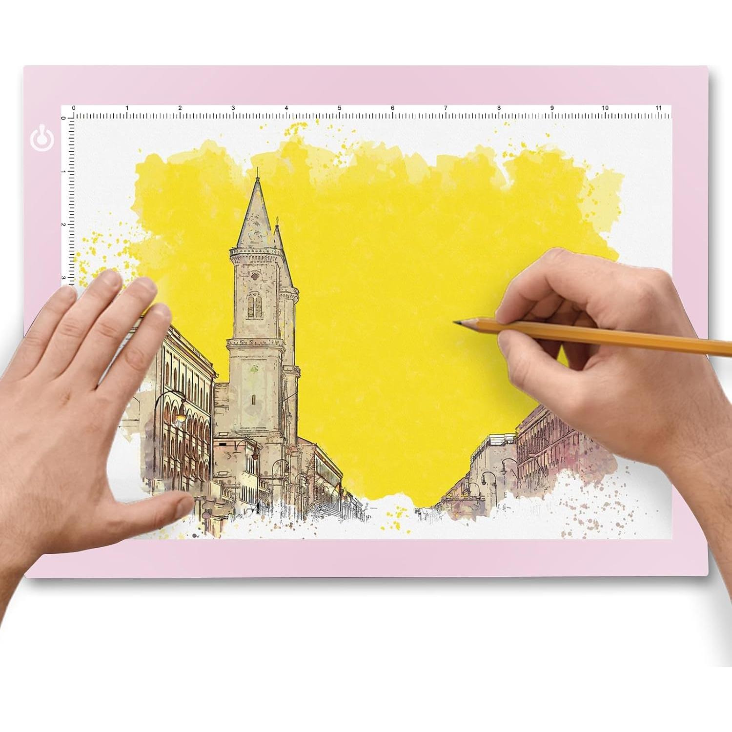 Tablero de Luz KIVOTAC GGE12 A4 USB Ajustable 9x12"