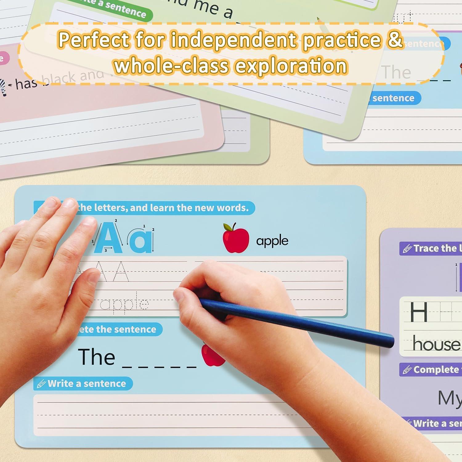 Hojas de Práctica de Letras y Números HenPisen 27.9x21.6cm