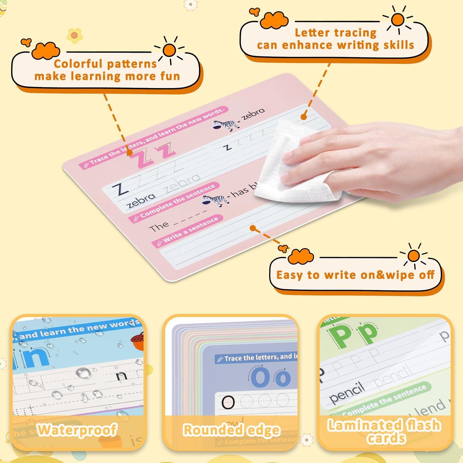 Hojas de Práctica de Letras y Números HenPisen 27.9x21.6cm