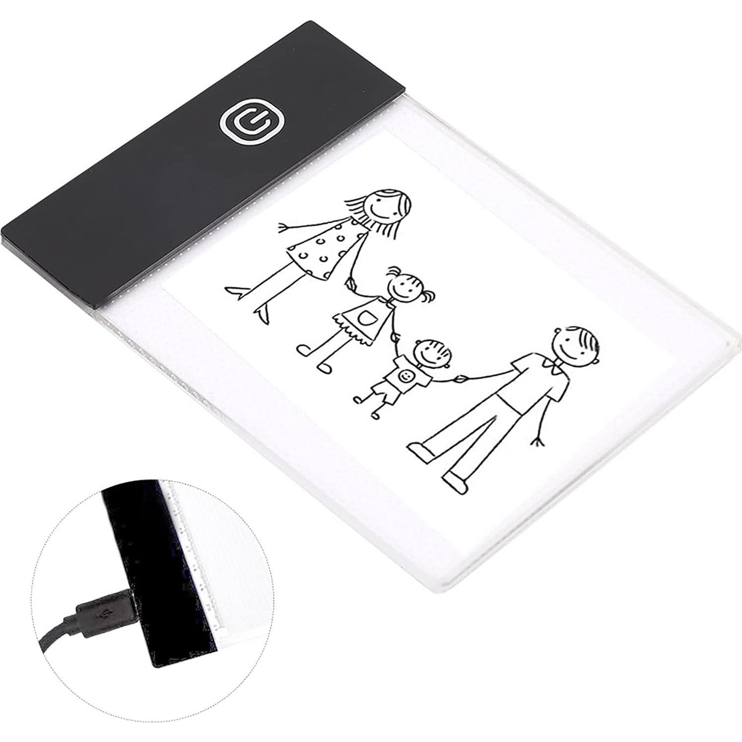 Caja de Luz LED Portátil Yosoo A6 Ajustable 8.4x13 cm