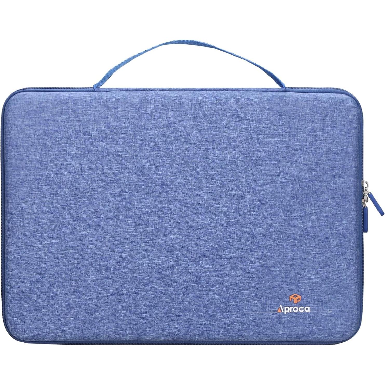 Funda Dura Portátil Aproca Azul para Tableta Luz LED A4