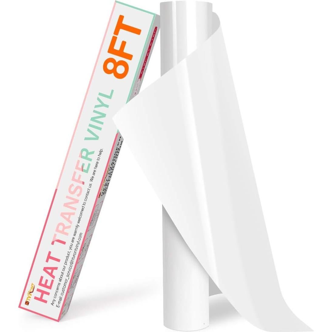 Rollo de Vinilo HTV Blanco 30.48 cm x 2.44 m HTVRONT