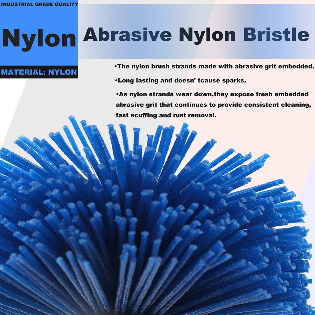 Paquete de 7 Cepillos de Rueda Abrasivos Mixiflor 80-600 Granos