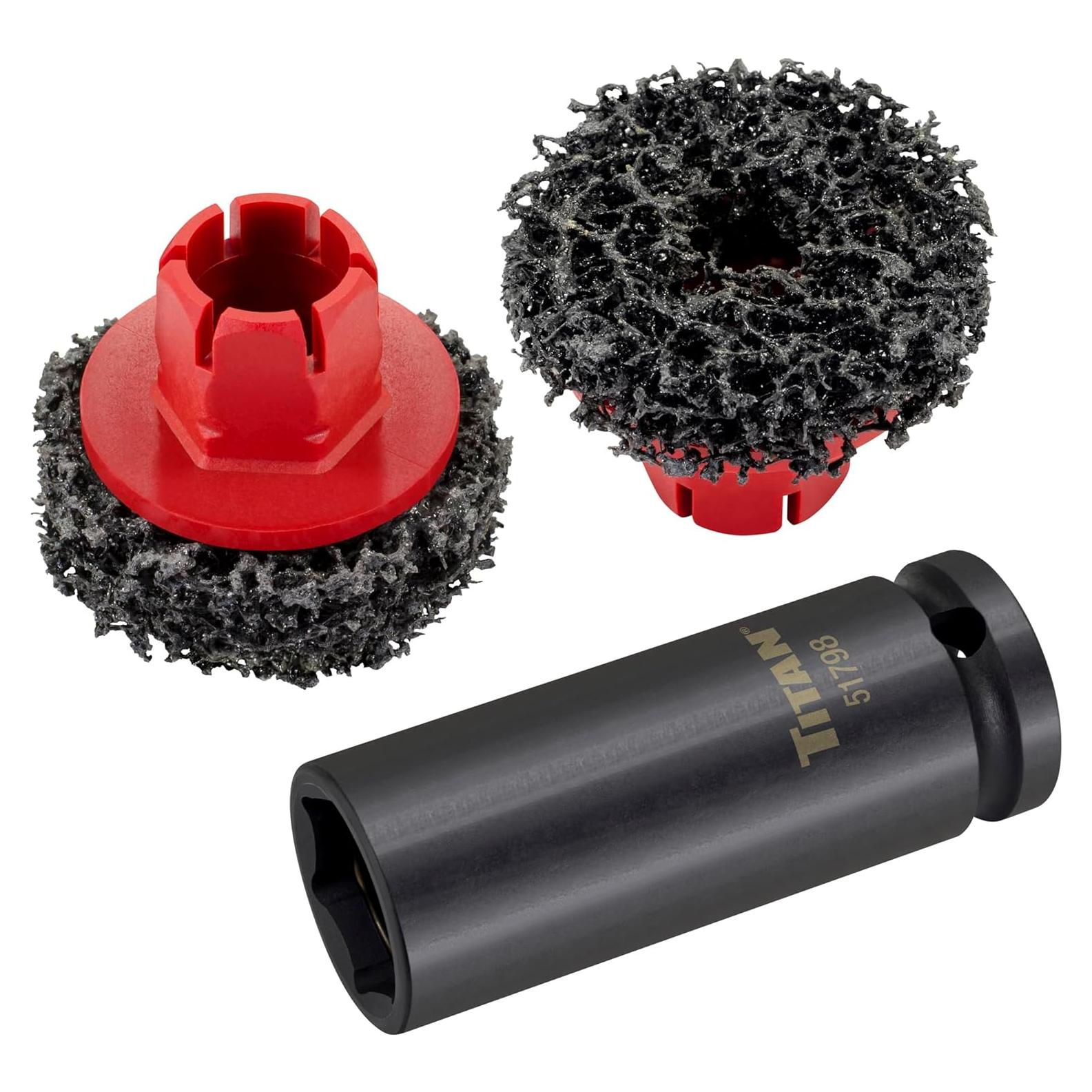 Kit de Limpieza de Cubos de Rueda Titan 51798 - 2 Pulgadas
