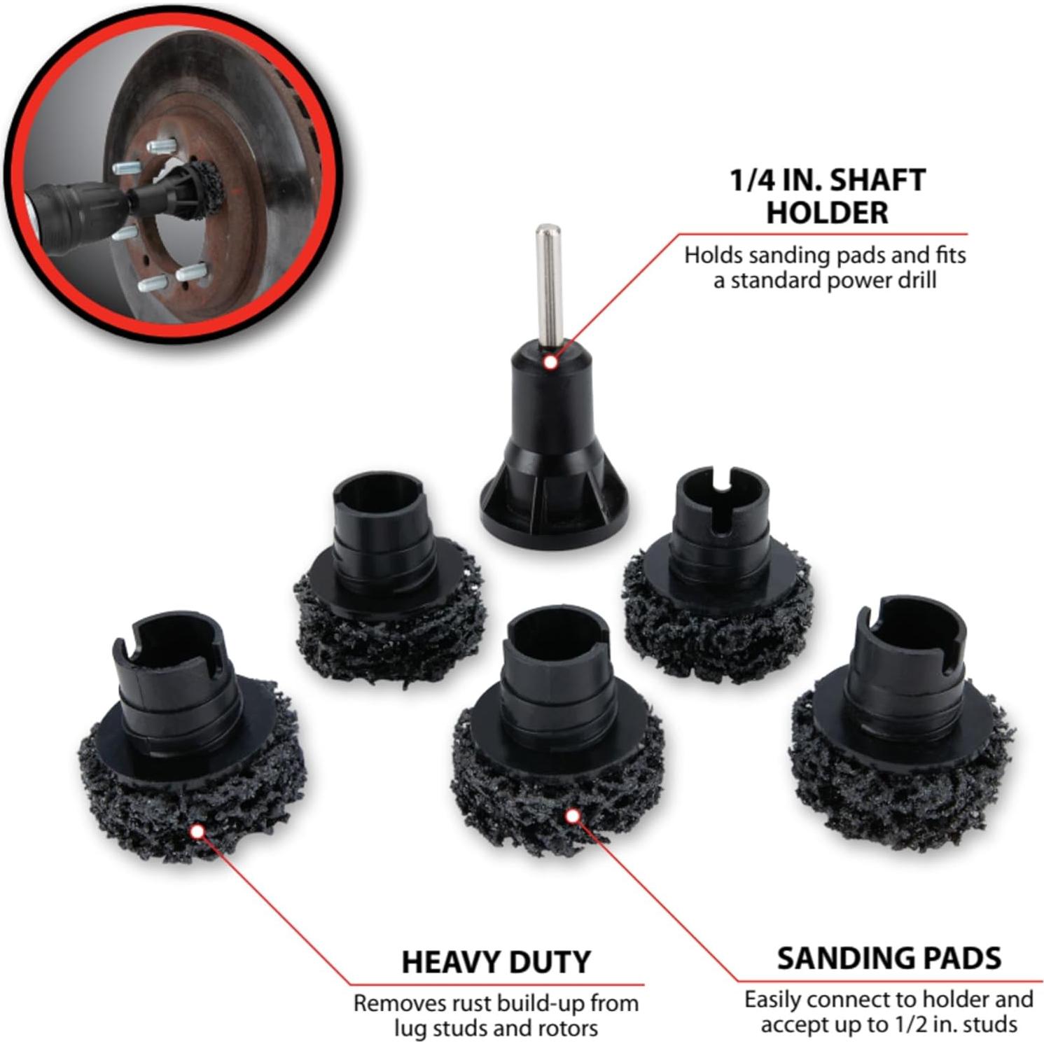 Kit Reacondicionamiento Cubos Rueda Performance Tool W80105 - 5 Almohadillas