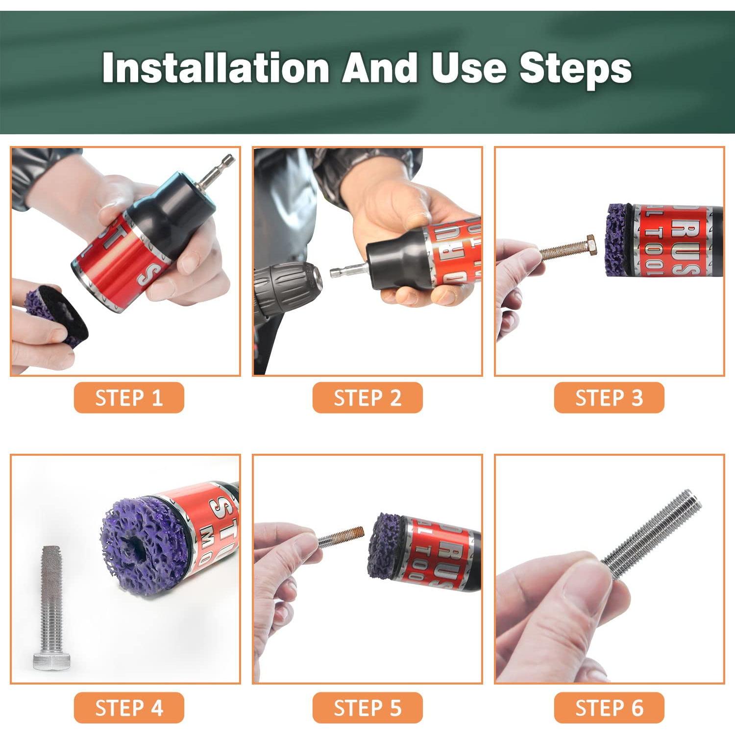 Herramienta de Limpieza CJWDZ para Óxido y Superficies Metálicas