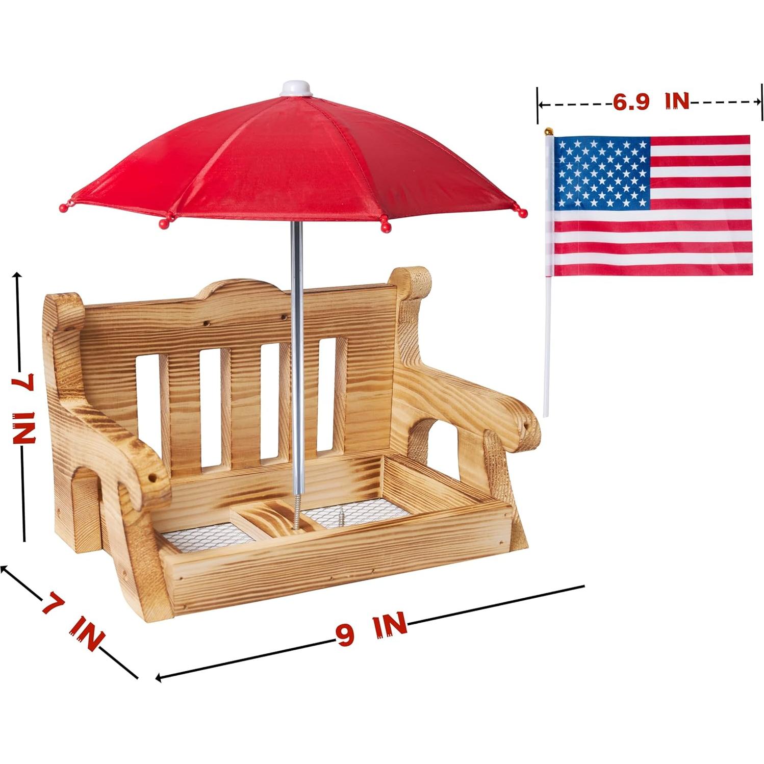 Comedero para Ardillas MONT PLEASANT Silla de Picnic 21.1x12.7x33cm