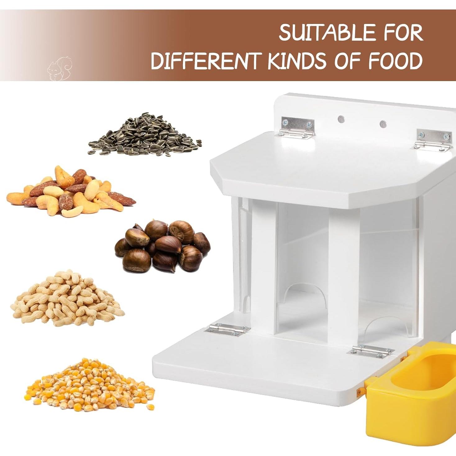 Comedero para Ardillas MIXXIDEA de Madera 3.6kg con Agua