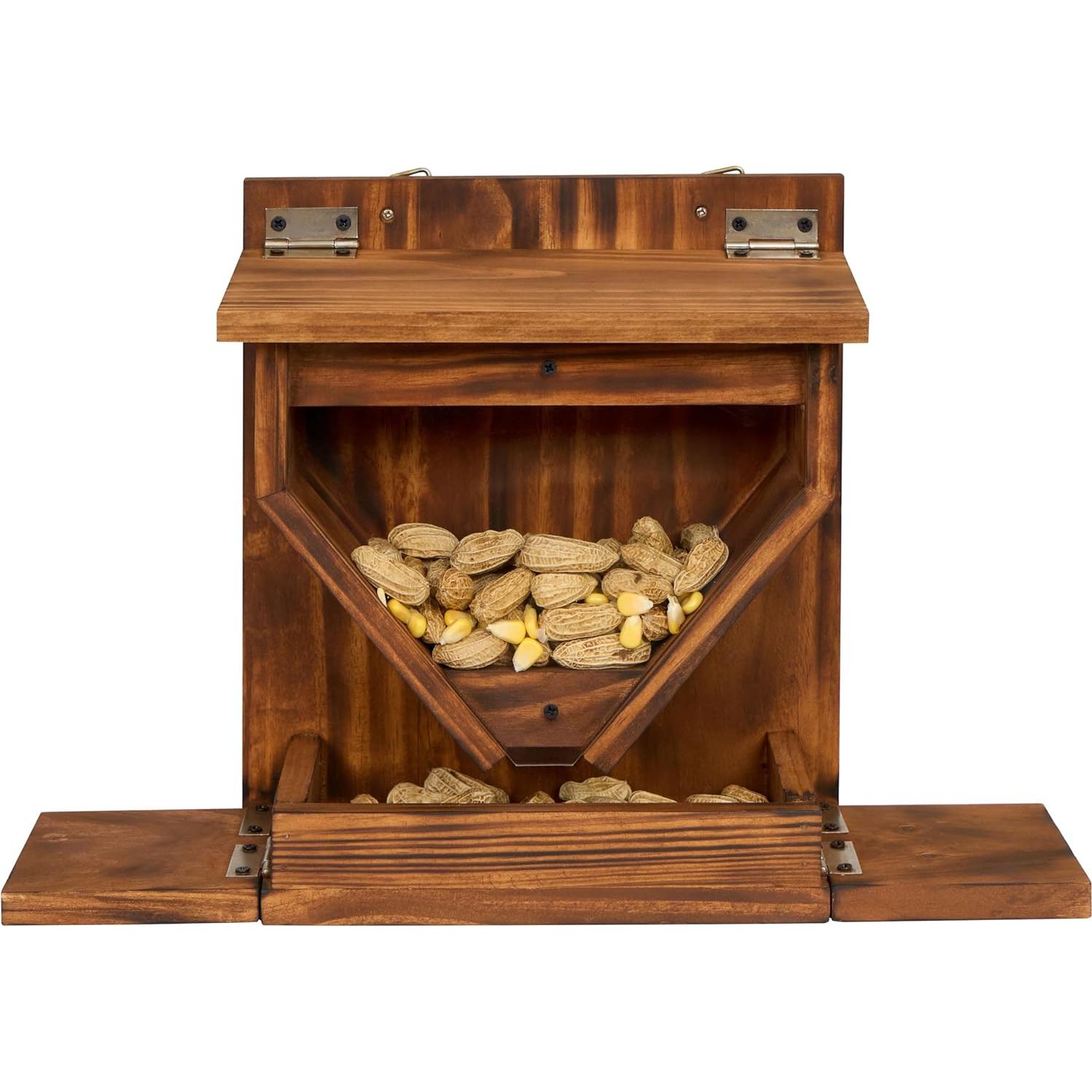 Comedero para Ardillas MIXUMON de Madera 29.5x16.5cm