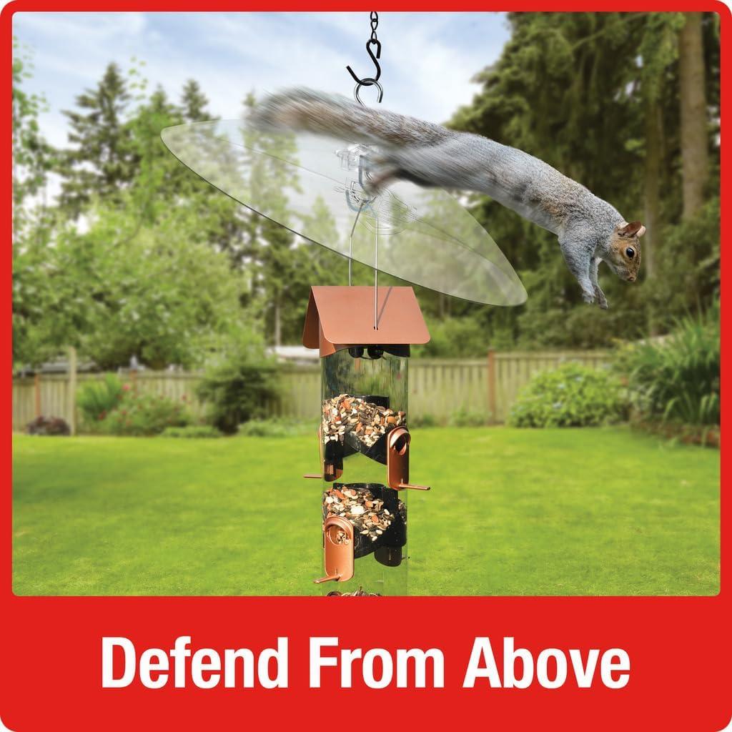 Baffle para Ardillas Squirrel Shield 40.64 cm Transparente