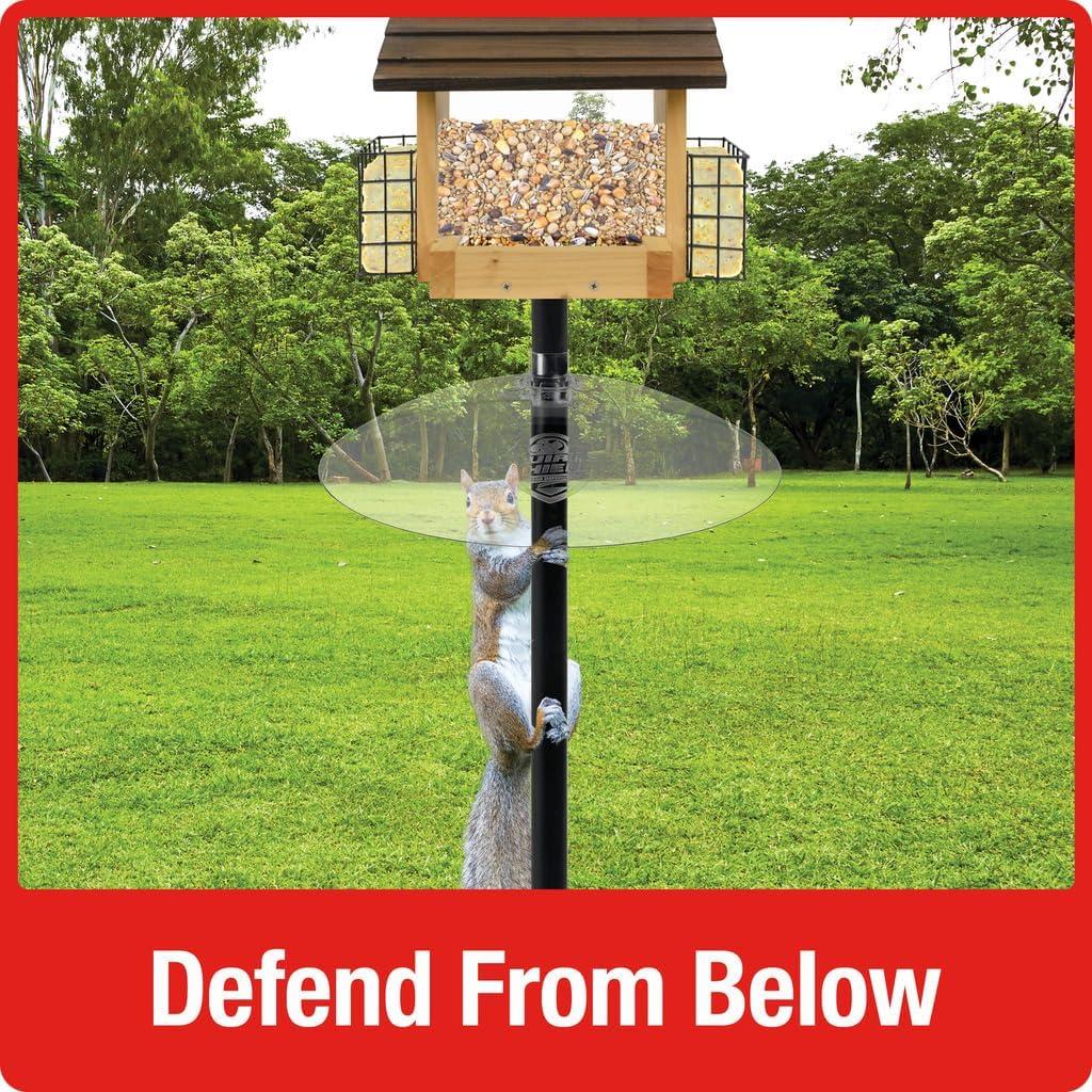 Baffle para Ardillas Squirrel Shield 40.64 cm Transparente