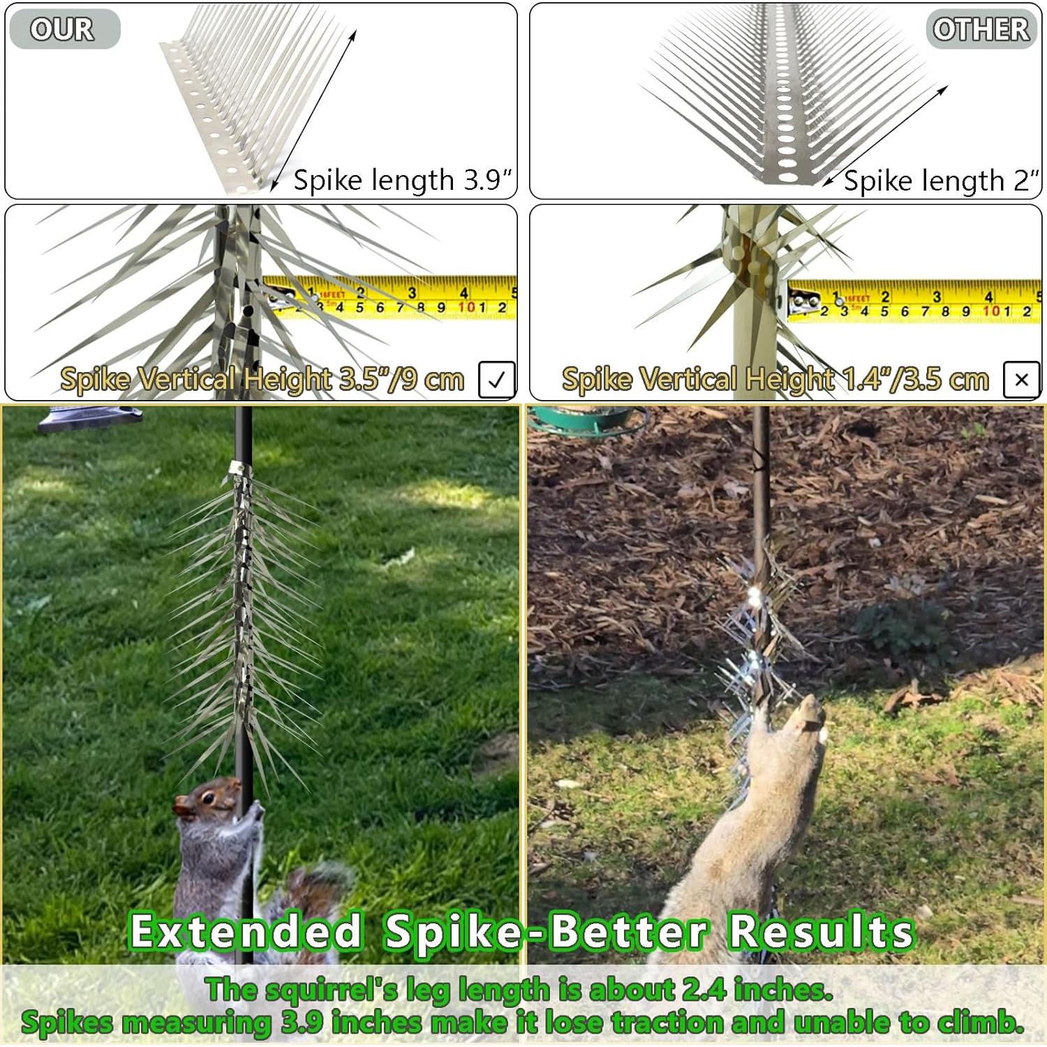 Picos Antiardillas TIQUKDELY 101.6 cm Acero Inoxidable