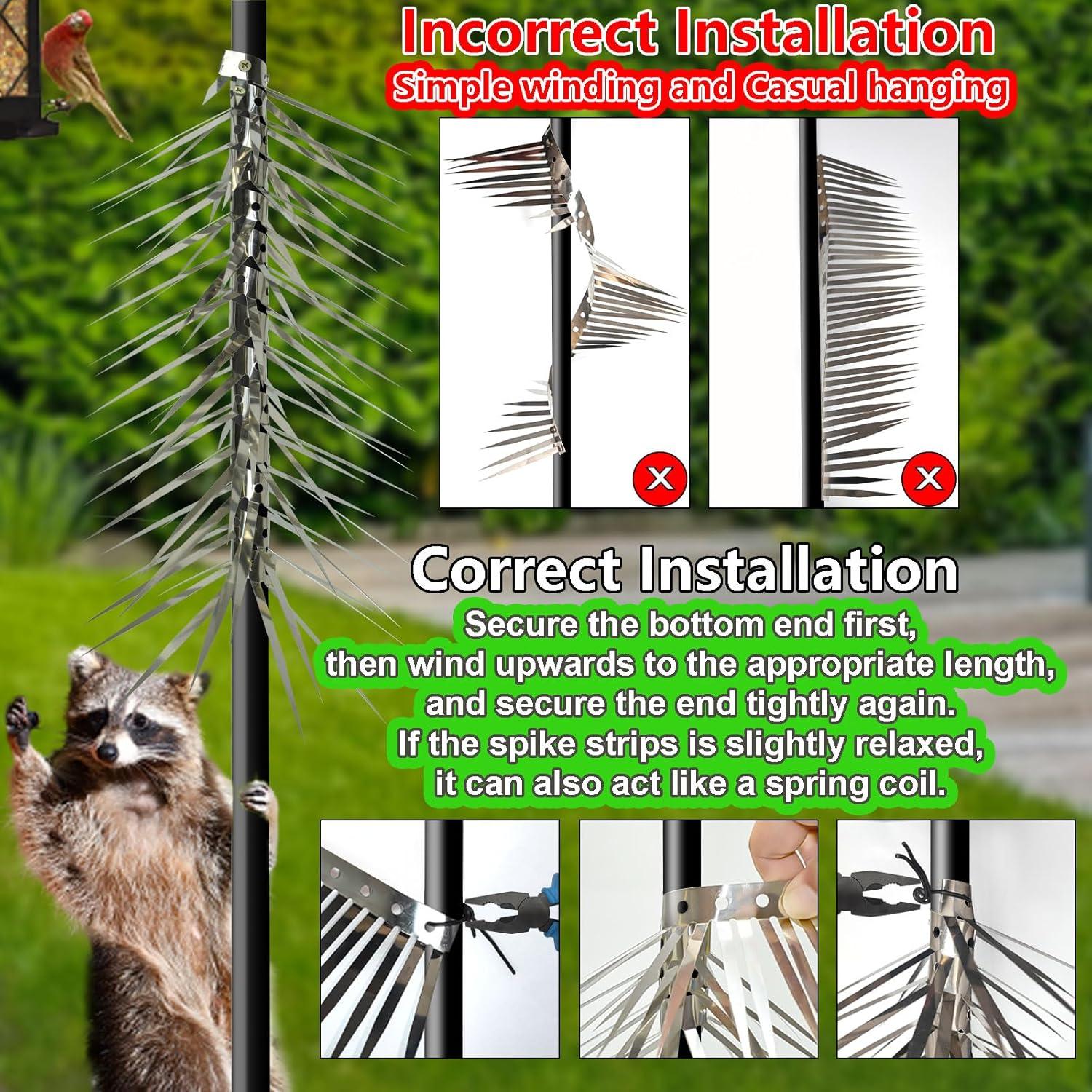 Picos Antiardillas TIQUKDELY 101.6 cm Acero Inoxidable