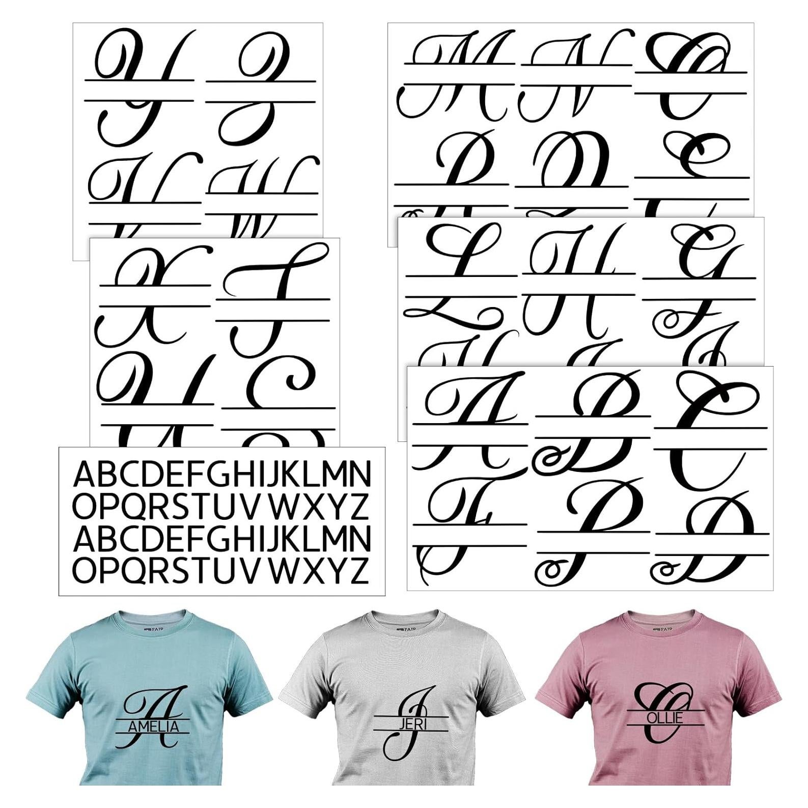 Pegatinas de Letras Planas Glenmal para Transferencia de Calor